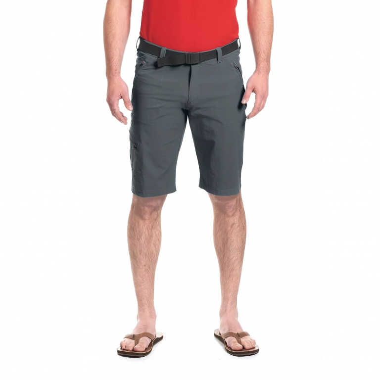 Maier Sports Spodnie wędrowne Bermuda Nil grafitowo-szare męskie